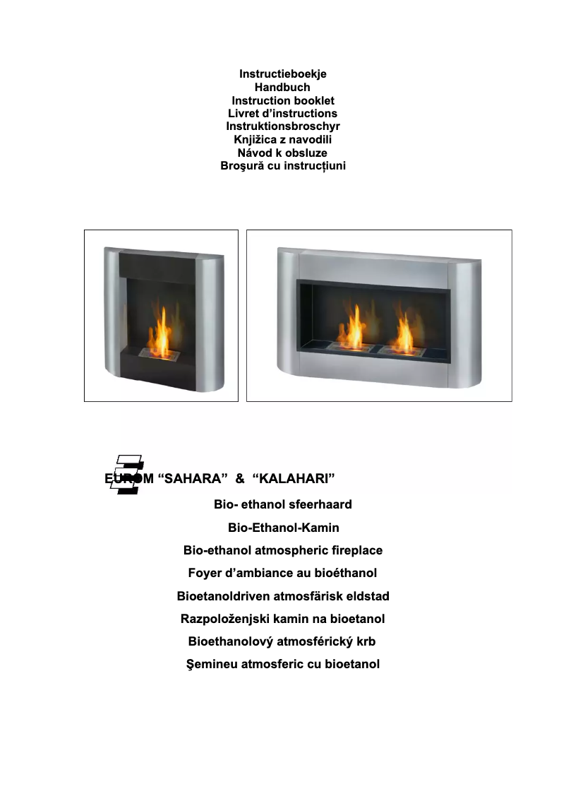 Page 1 de la notice Manuel utilisateur Eurom Kalahari