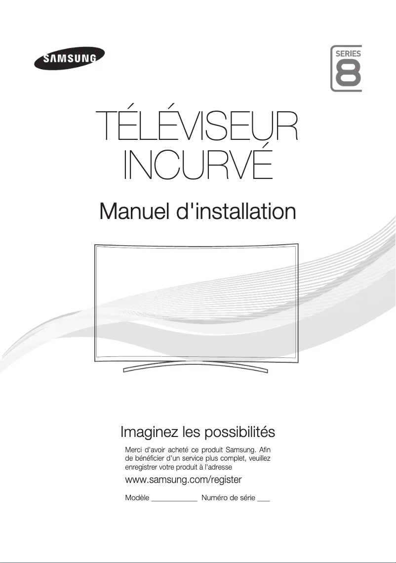Page n°1 - Manuel utilisateur Samsung HG55EC890VB