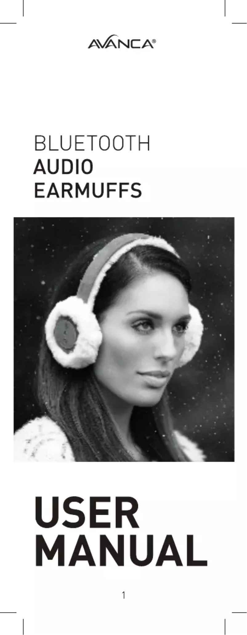 Page 1 de la notice Manuel utilisateur Avanca Bluetooth Audio Earmuffs