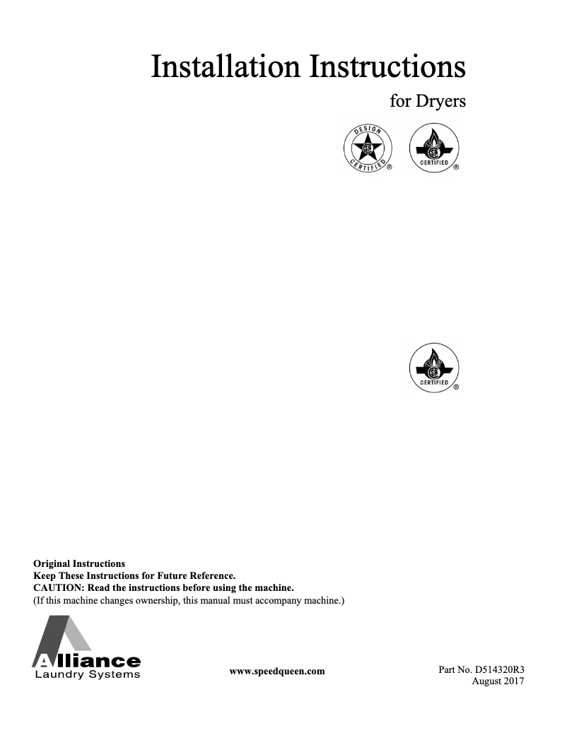 Image de la première page du manuel de l'appareil ADG3SRGS115TW01