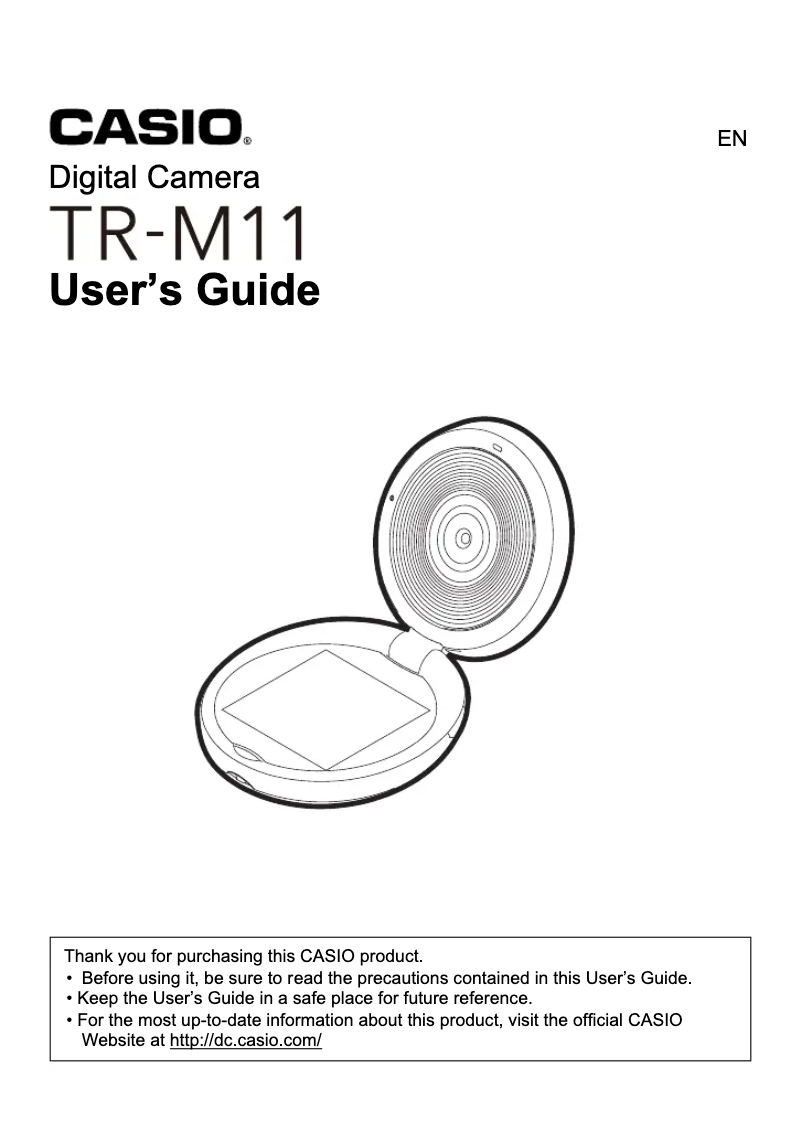 Image de la première page du manuel de l'appareil TR-M11