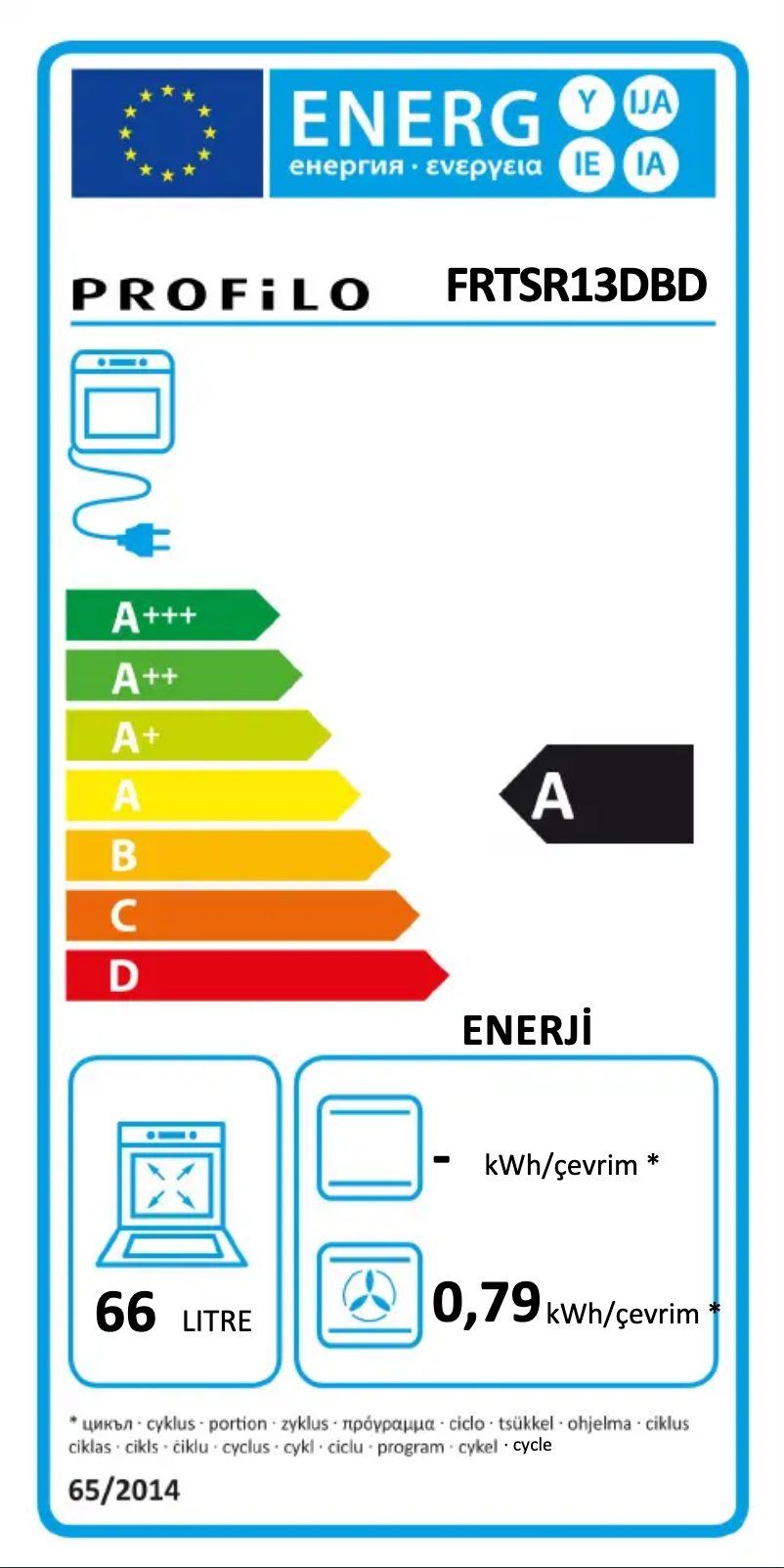 Image de la première page du manuel de l'appareil FRTSR13DBD