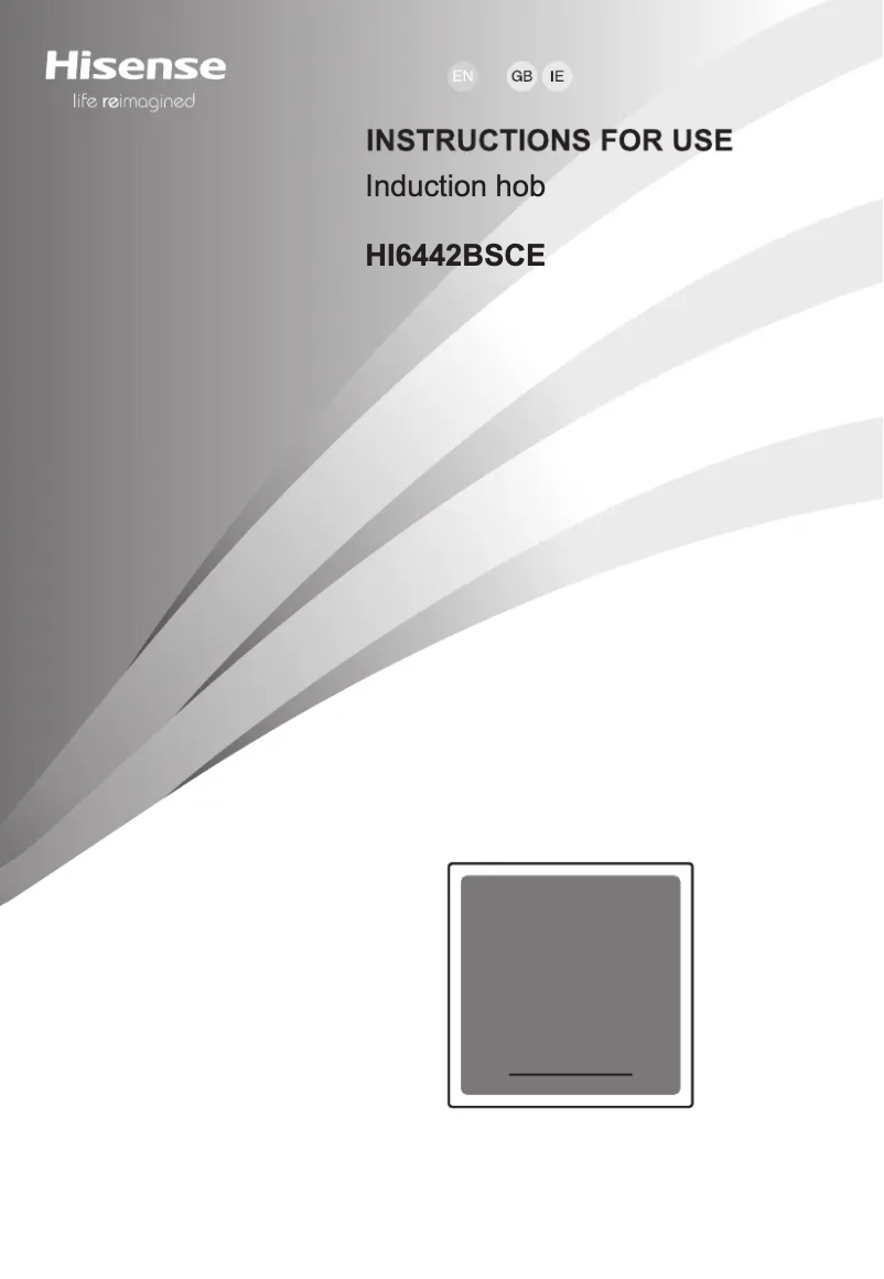 Page 1 de la notice Manuel utilisateur Hisense HI6442BSCE