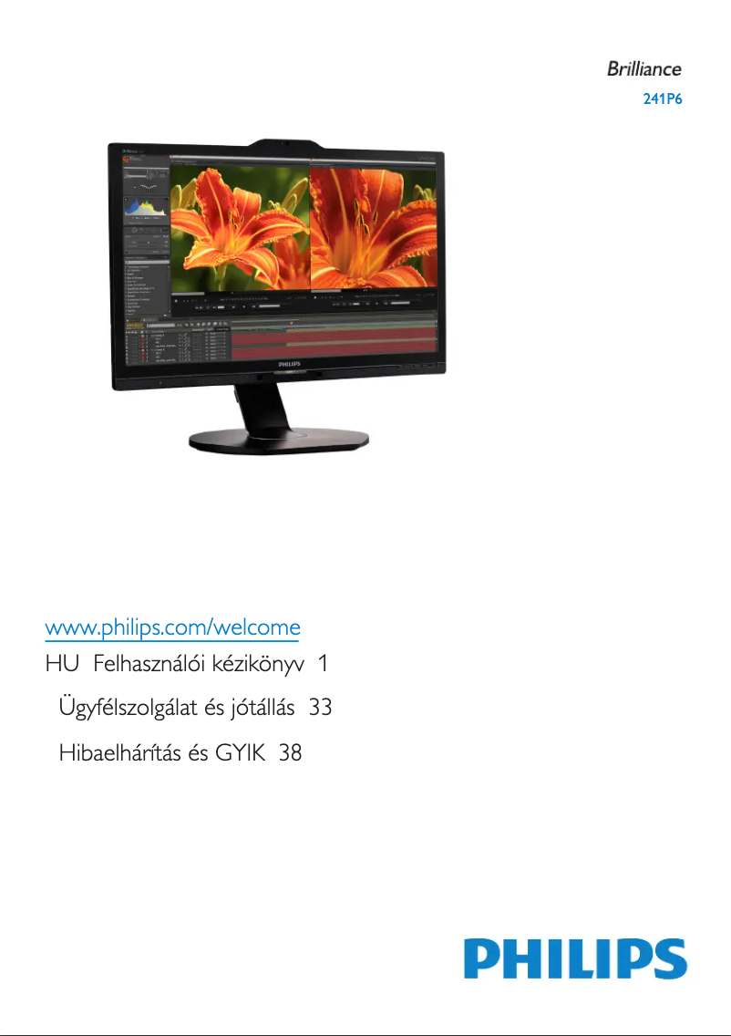 Page n°1 - Manuel utilisateur Philips 241P6