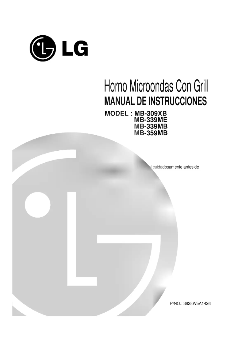 Page 1 de la notice Manuel utilisateur LG MB-309XB