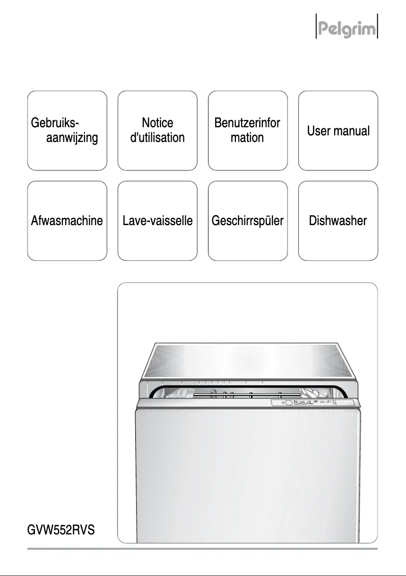 Page 1 de la notice Manuel utilisateur Pelgrim GVW552RVS
