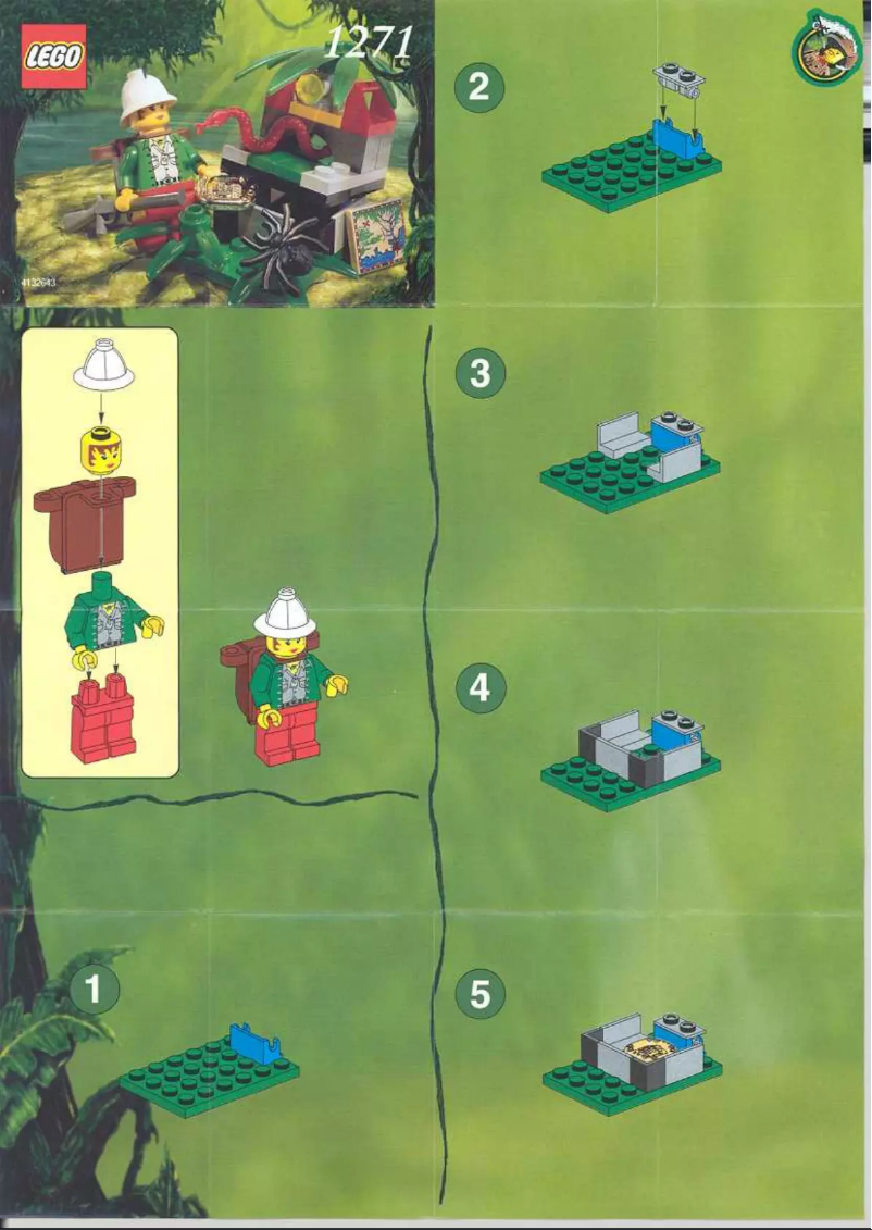 Page 1 de la notice Manuel utilisateur Lego Adventurers 1271