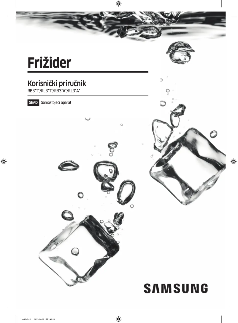 Page n°1 - Manuel utilisateur Samsung RB38T675EB1