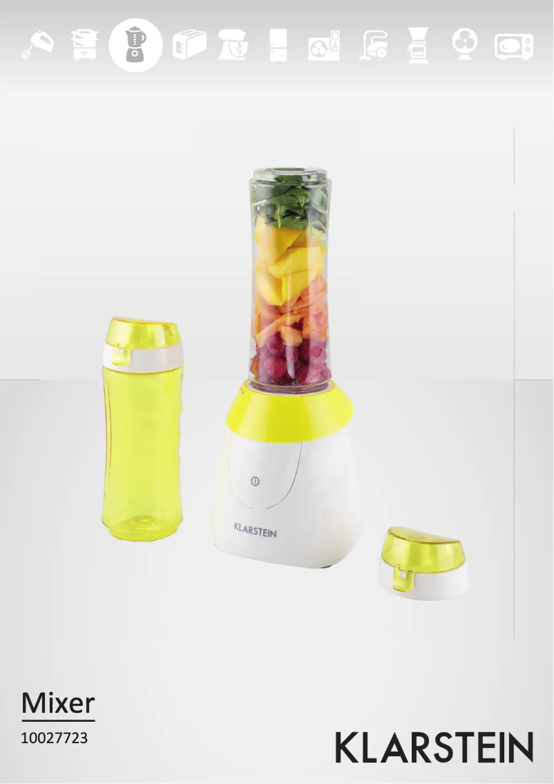 Page n°1 - Manuel utilisateur Klarstein 10028927