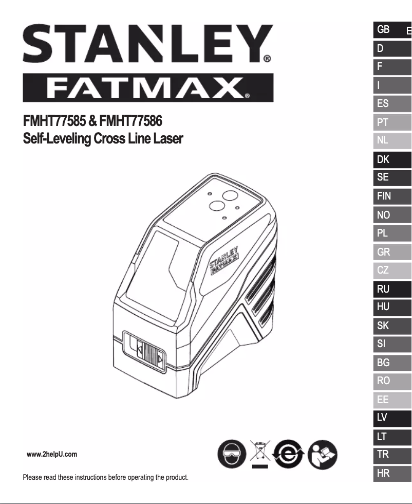 Página 1 del manual Manual de usuario Stanley Fatmax FMHT77586