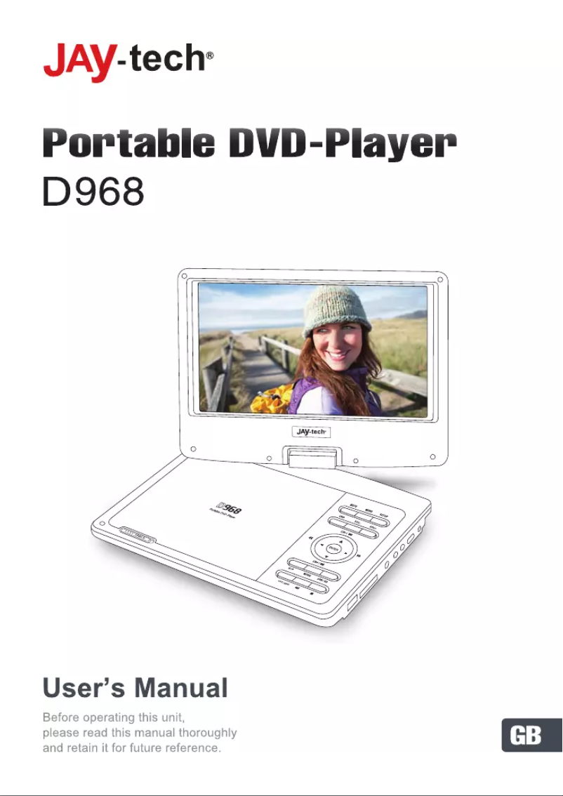 Page n°1 - Manuel utilisateur Jay-Tech D968