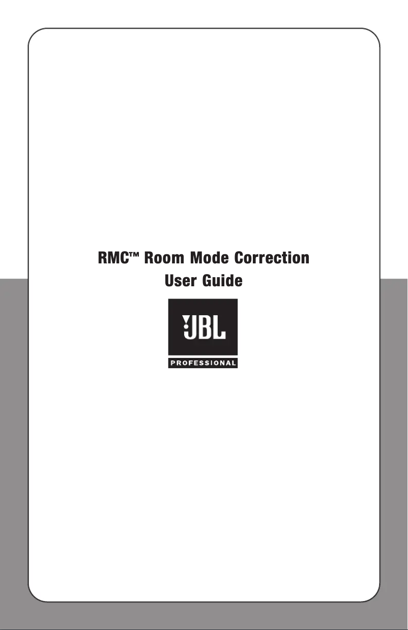 Page n°1 - Manuel utilisateur JBL LSR6325P
