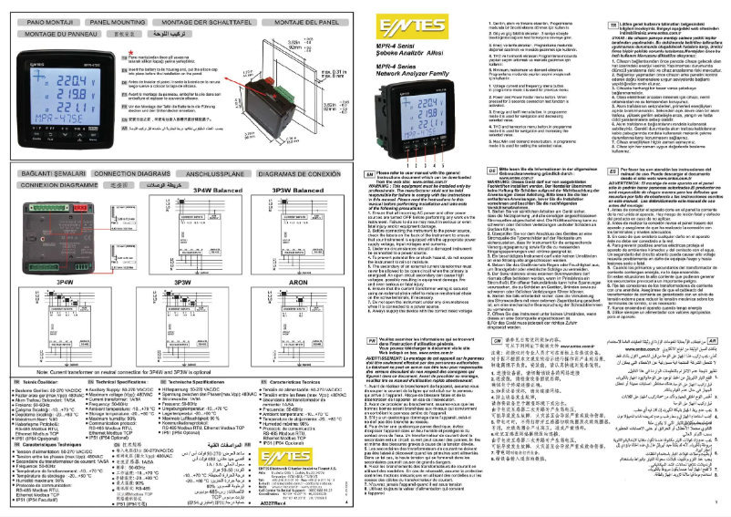 Page n°1 - Guide de démarrage rapide ENTES MPR-47SE-0,5