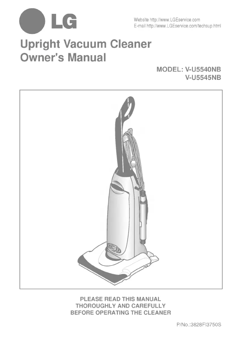 Page n°1 - Manuel utilisateur LG V-U5545NB