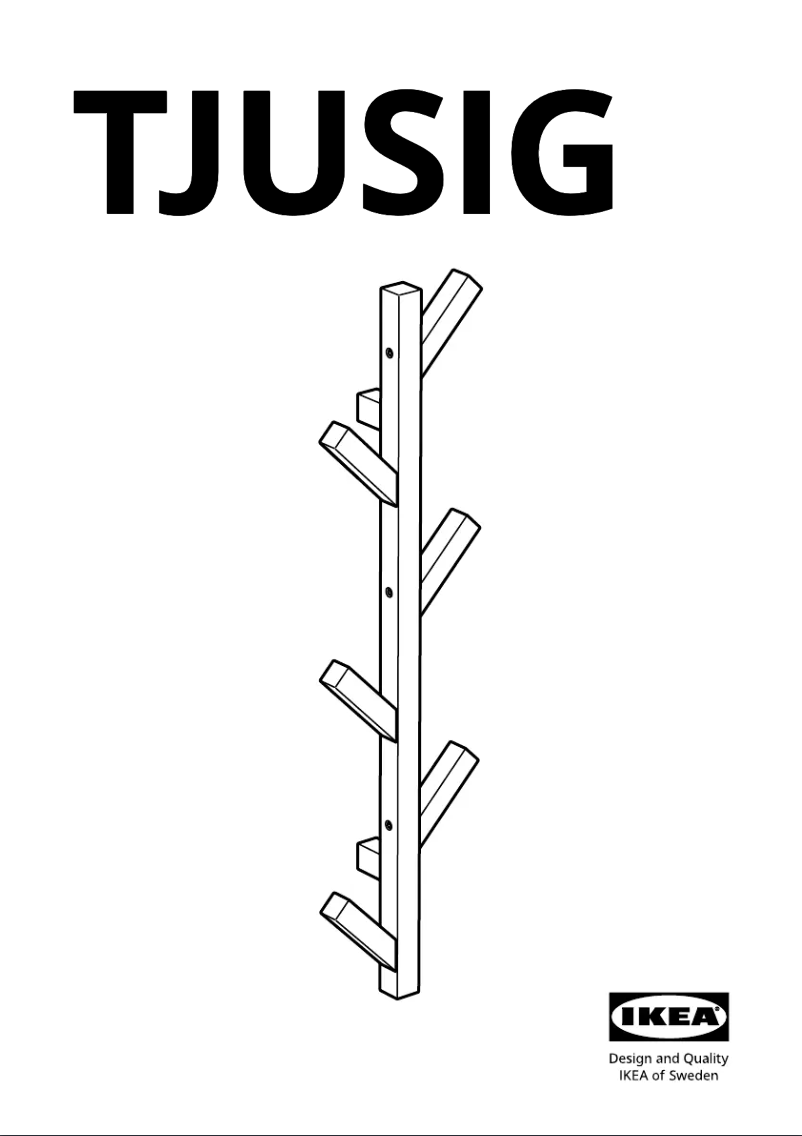 Página 1 del manual Manual de usuario Ikea TJUSIG 802.917.07
