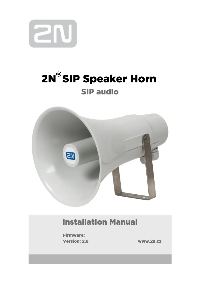 Page 1 de la notice Manuel utilisateur Monacor SIP-HORN