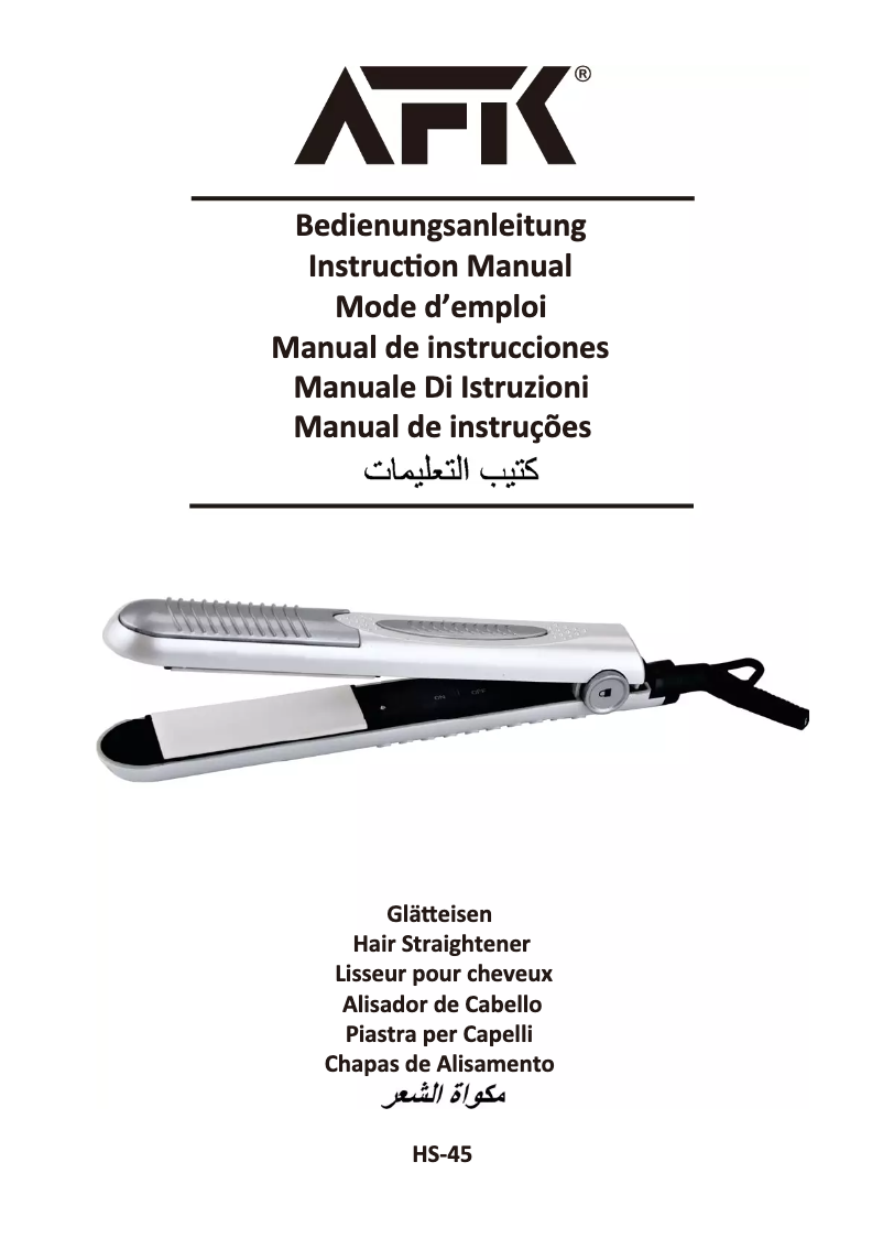 Página 1 del manual Manual de usuario AFK HS-45