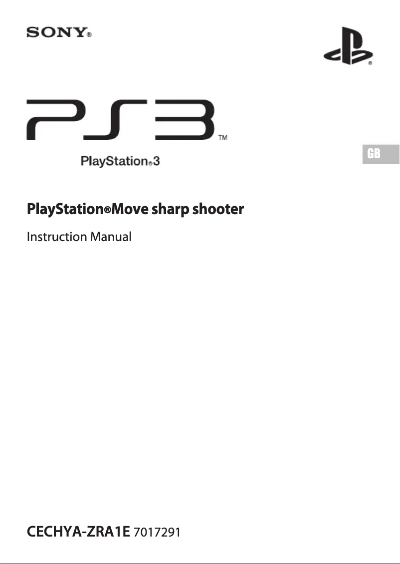 Image de la première page du manuel de l'appareil PlayStation Move Navigation Controller PS3