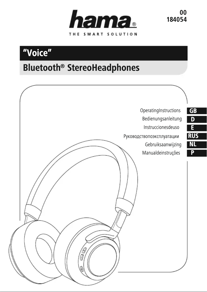 Image de la première page du manuel de l'appareil Voice 00184054