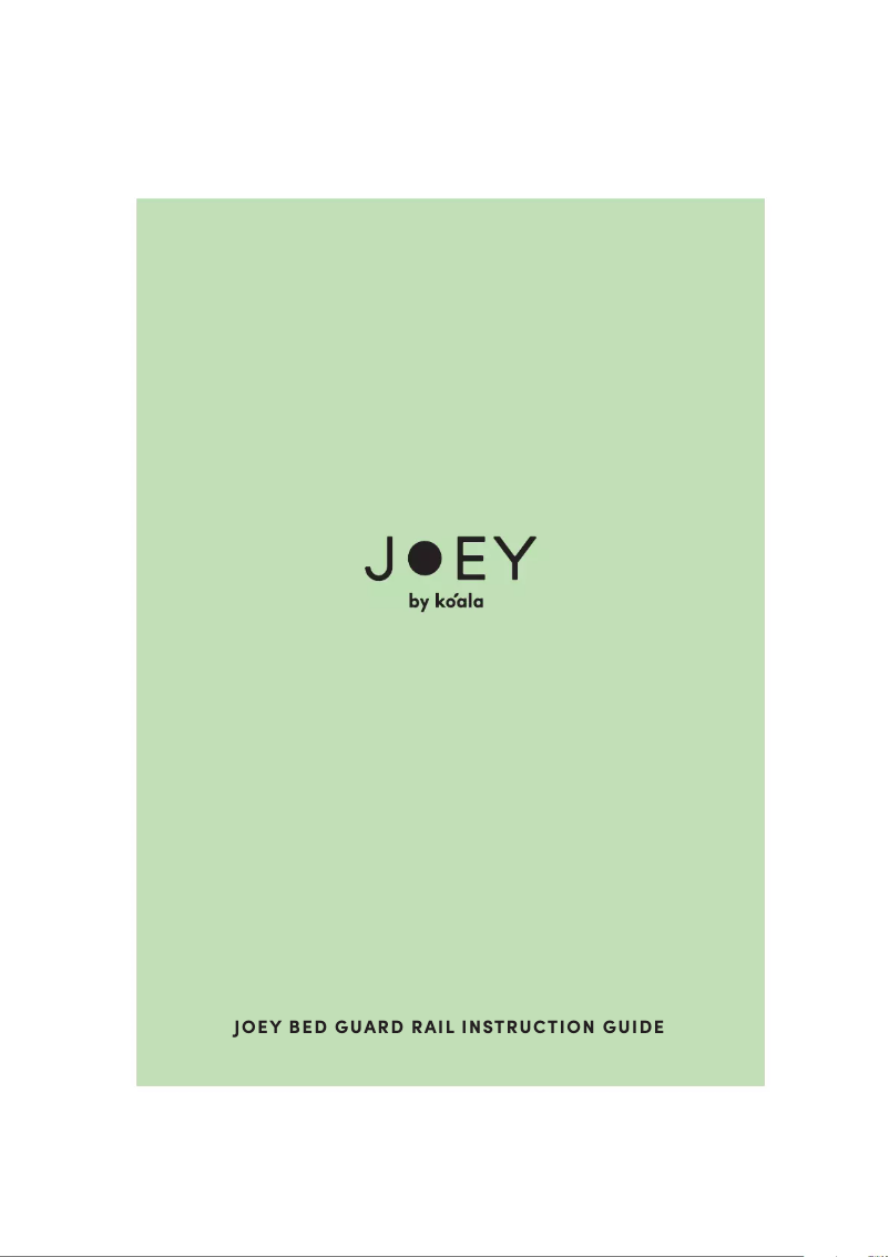 Page n°1 - Manuel utilisateur Koala Joey Guard Rail