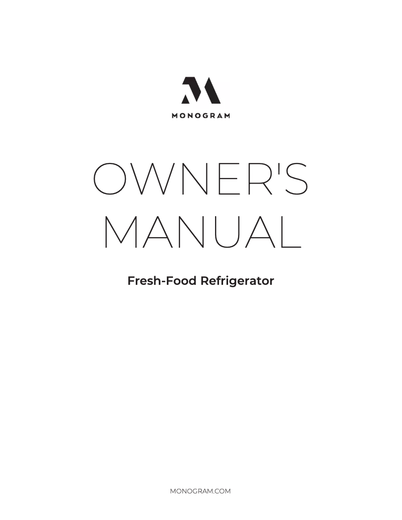 Image de la première page du manuel de l'appareil ZIFS240NSS