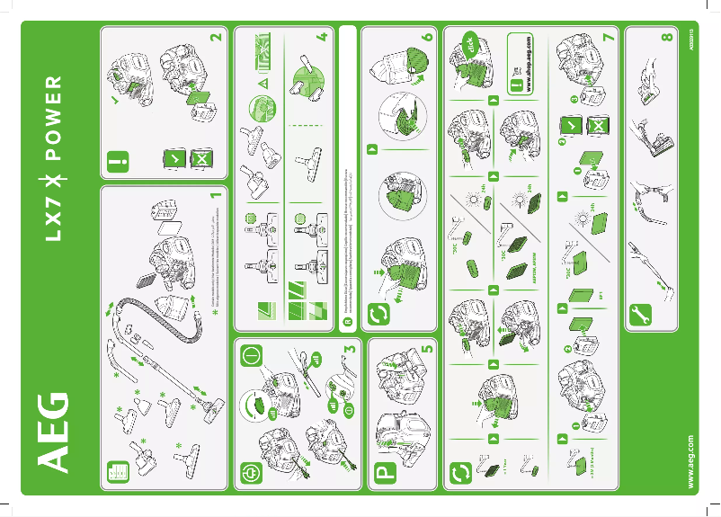 Página 1 del manual Manual de usuario AEG X Power LX7-2-ANIM