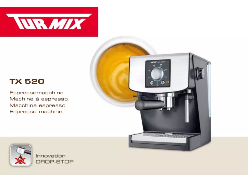 Page n°1 - Manuel utilisateur Turmix TX 520
