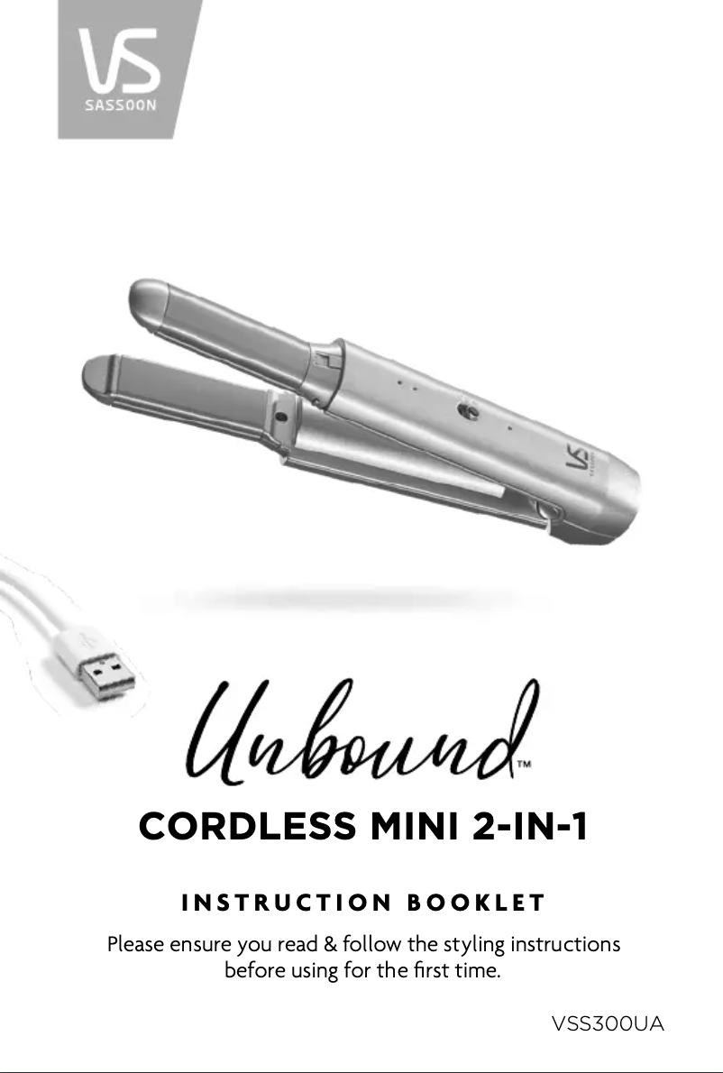 Image de la première page du manuel de l'appareil Unbound VSS300UA