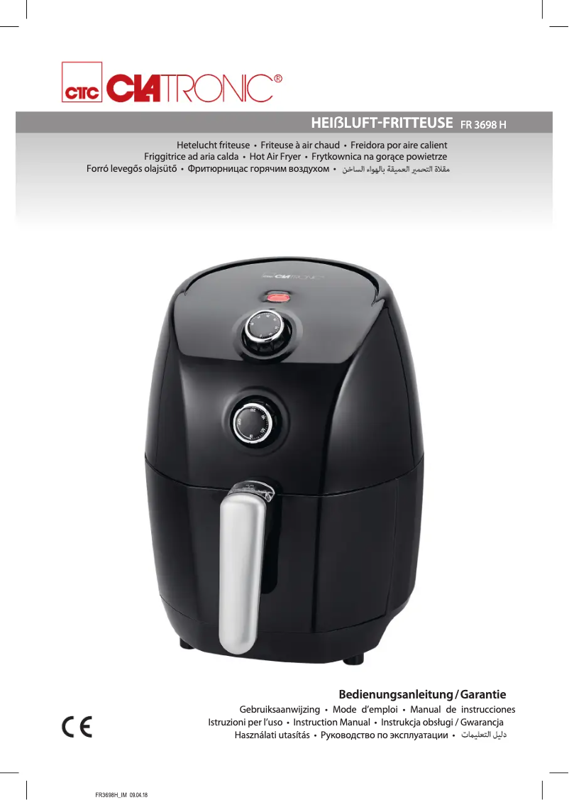 Image de la première page du manuel de l'appareil FR 3698 H
