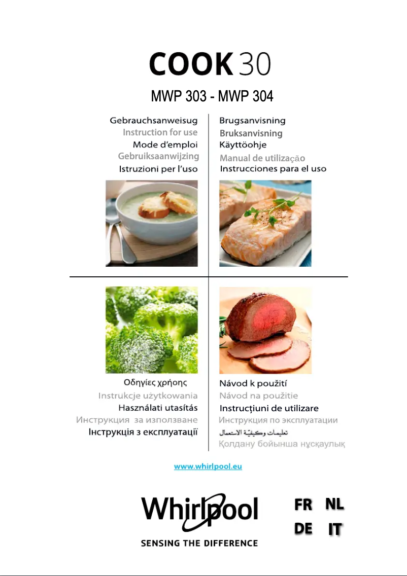 Page n°1 - Manuel utilisateur Whirlpool MWP 303 SB