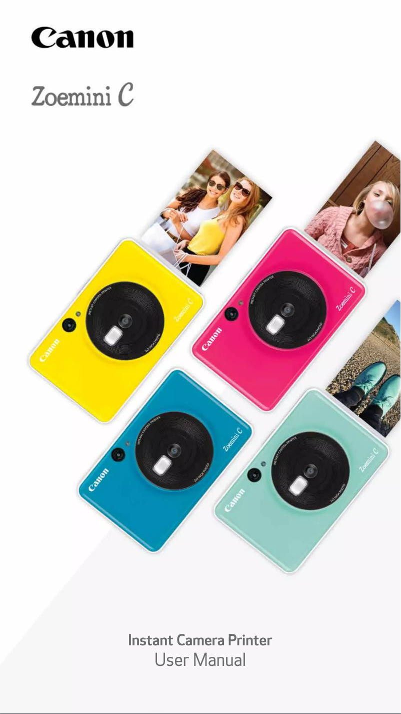 Page 1 de la notice Manuel utilisateur Canon Zoemini C