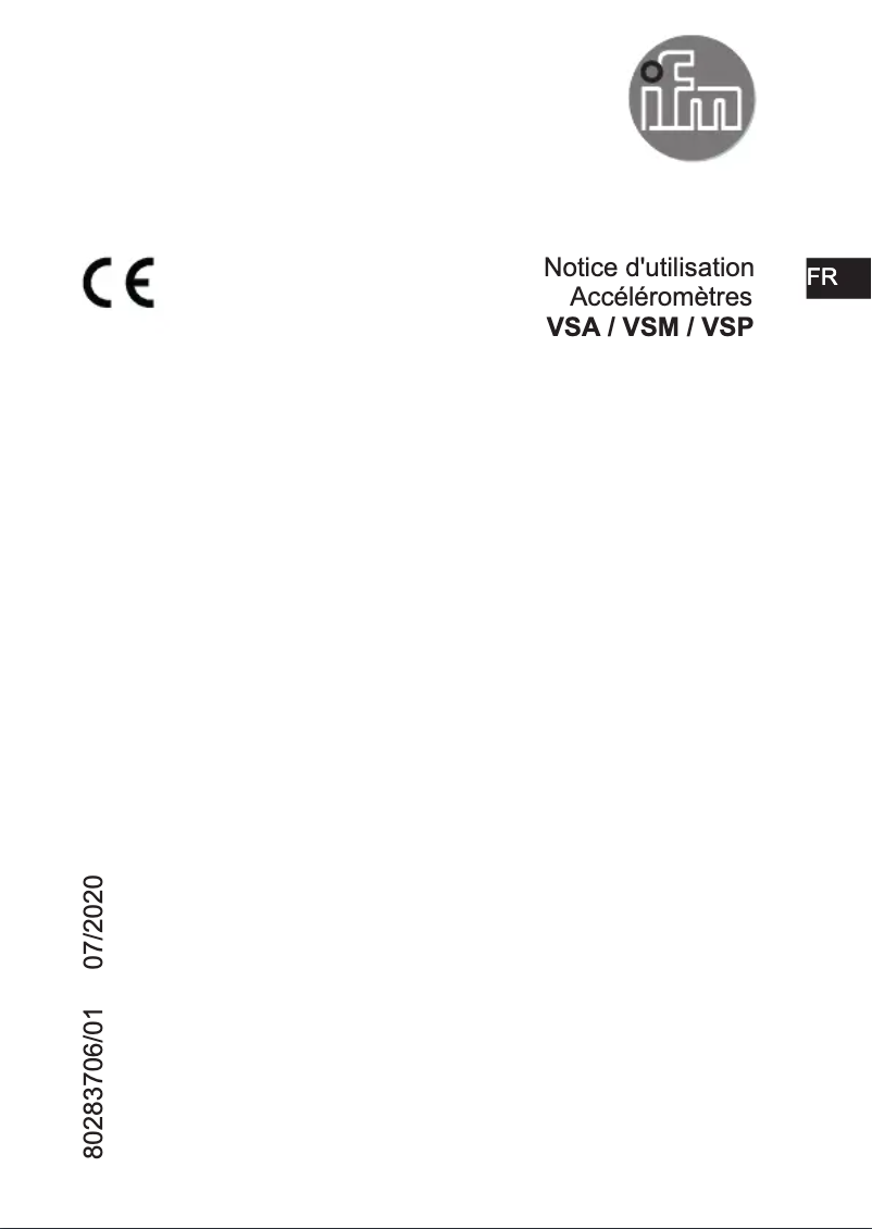 Image de la première page du manuel de l'appareil VSP001