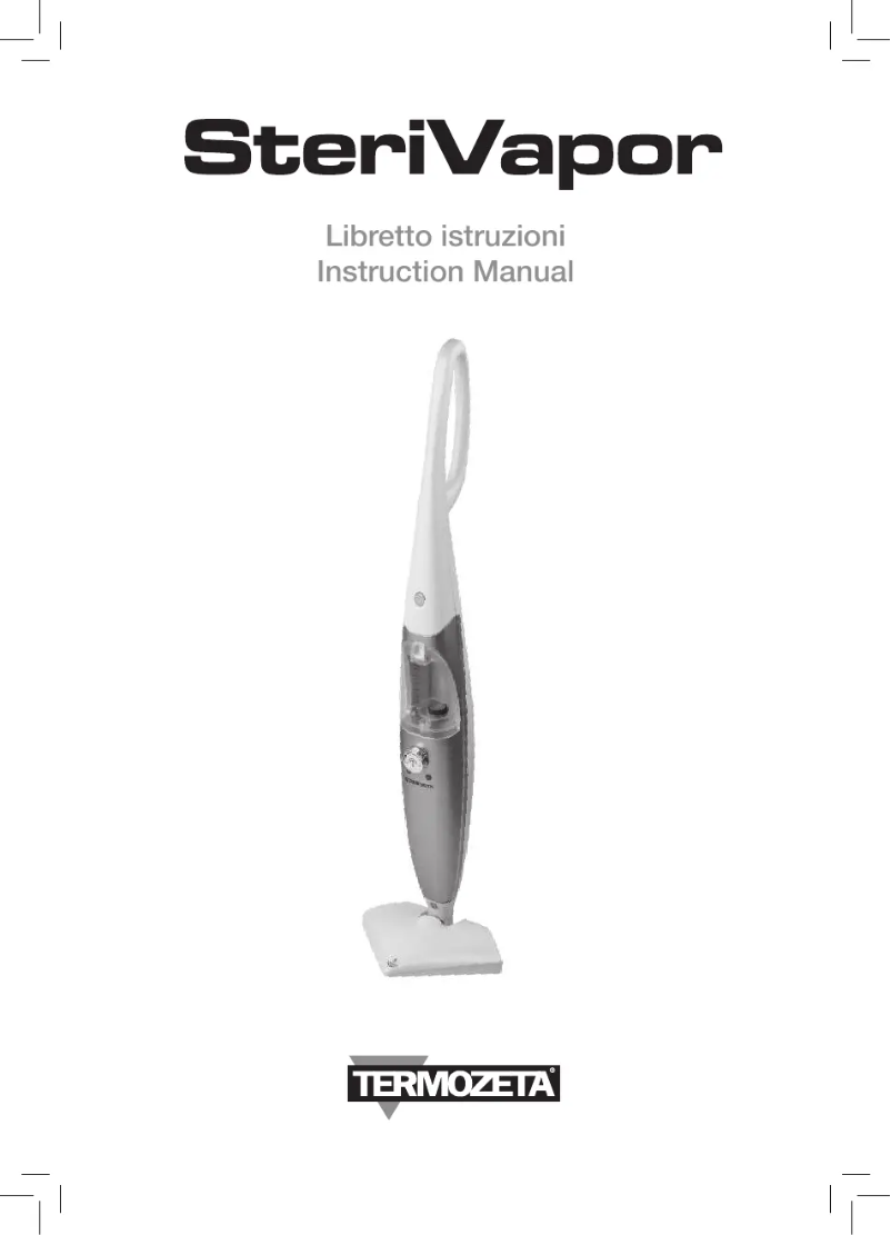 Page 1 de la notice Manuel utilisateur Termozeta SteriVapor 310003