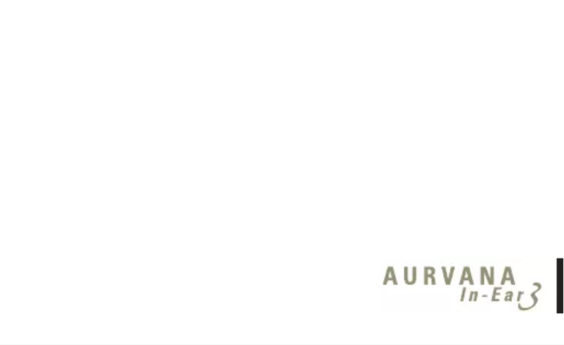 Page 1 de la notice Manuel utilisateur Creative Aurvana IN-EAR3