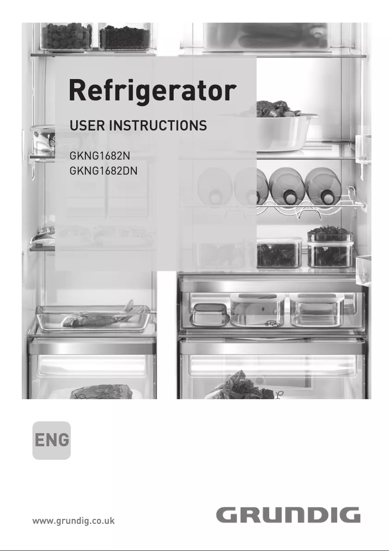 Page n°1 - Manuel utilisateur Grundig GKNG1682