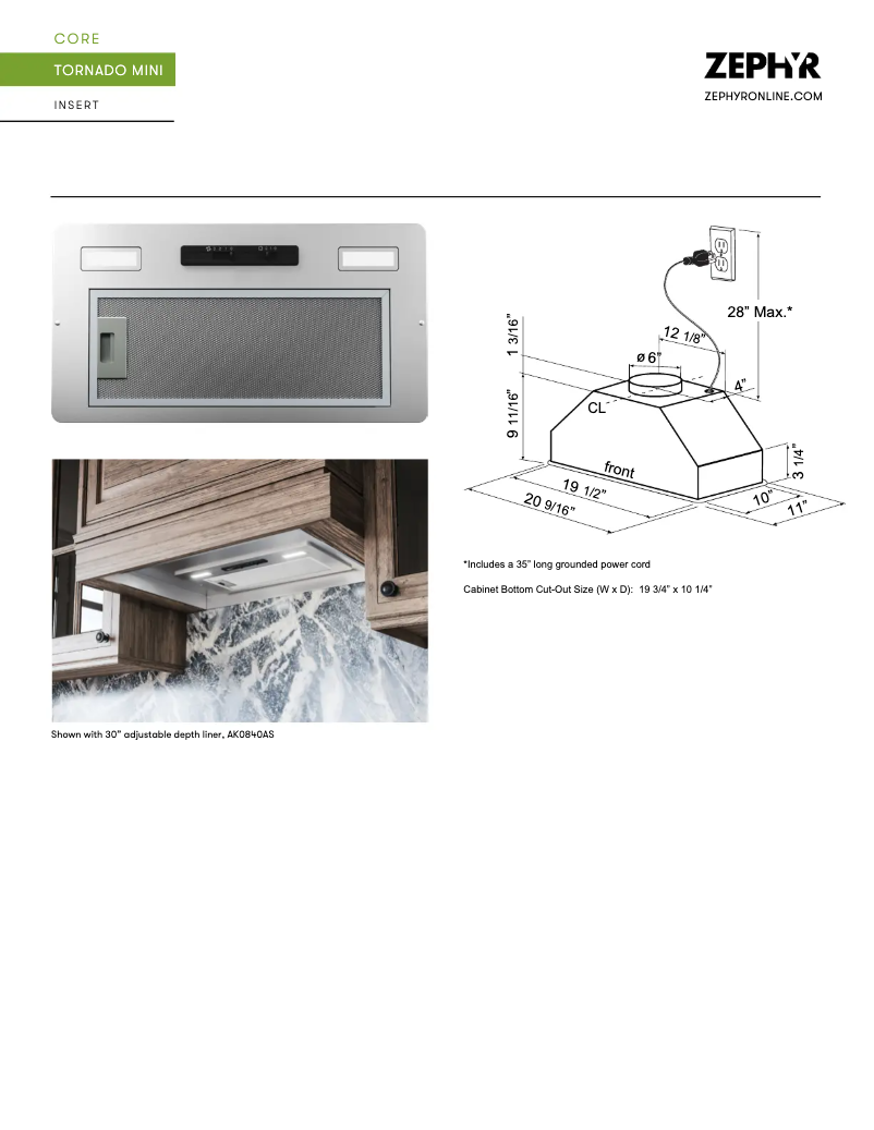 Image de la première page du manuel de l'appareil Tornado Mini AK8400BS290