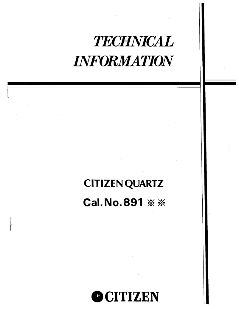Image de la première page du manuel de l'appareil CAL 8911