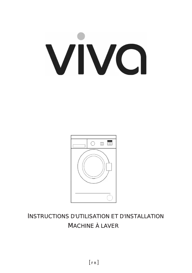 Page n°1 - Manuel utilisateur Viva WFV12A30FF