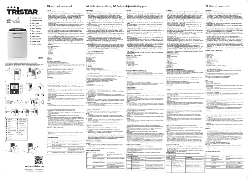 Image de la première page du manuel de l'appareil AT-5461