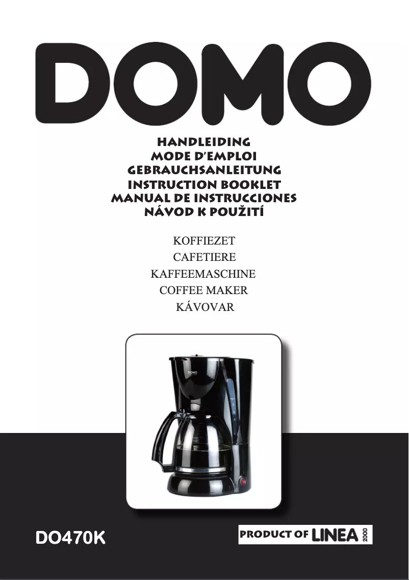 Page n°1 - Manuel utilisateur Domo DO470K