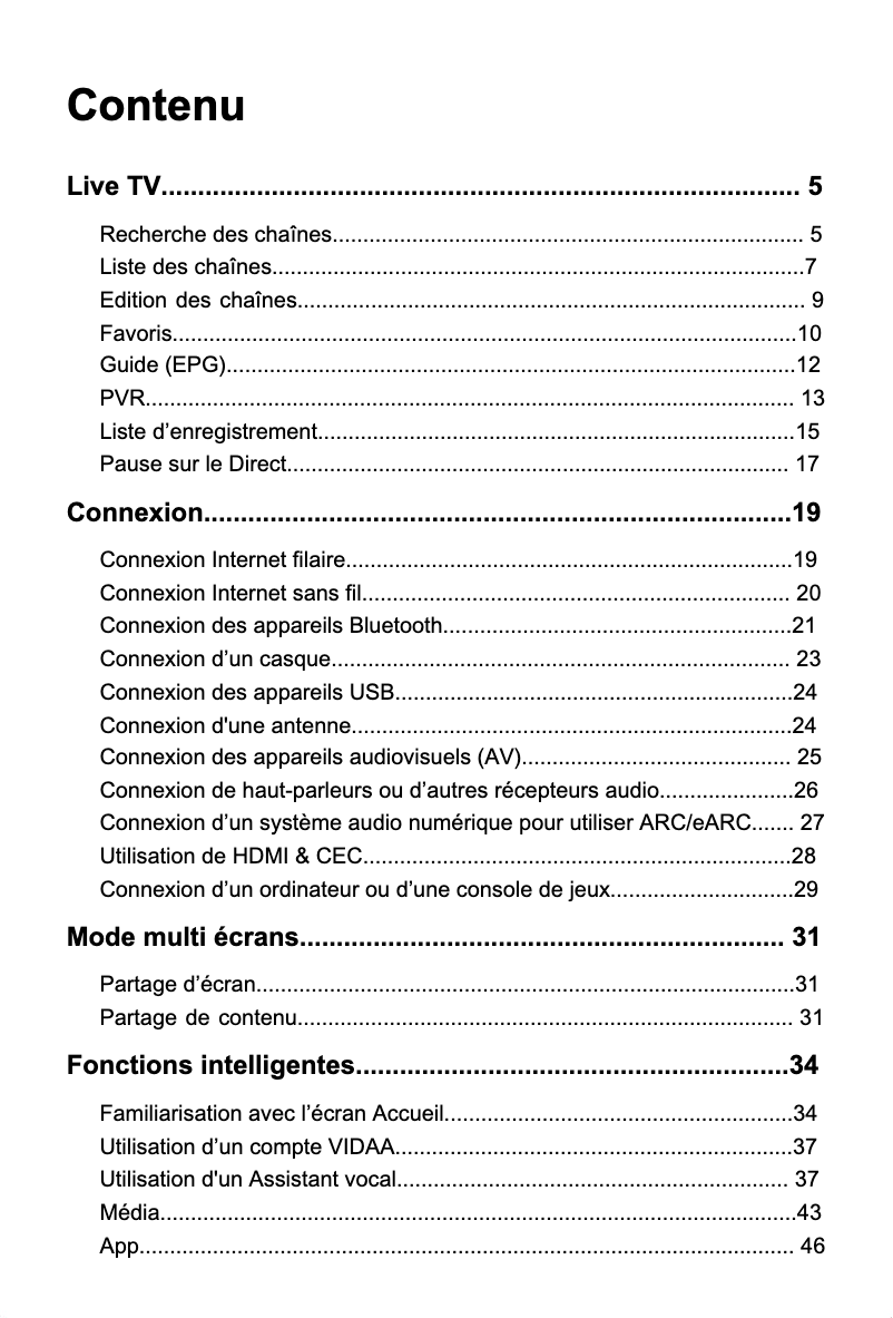 Image de la première page du manuel de l'appareil 50A7GQ