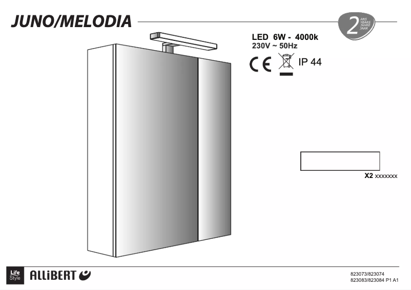 Image de la première page du manuel de l'appareil Juno