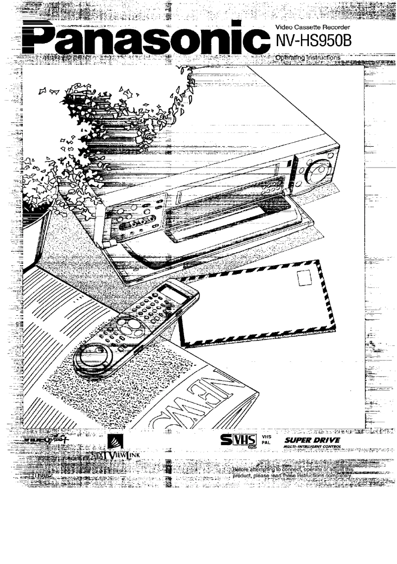 Page n°1 - Manuel utilisateur Panasonic NV-HS950B