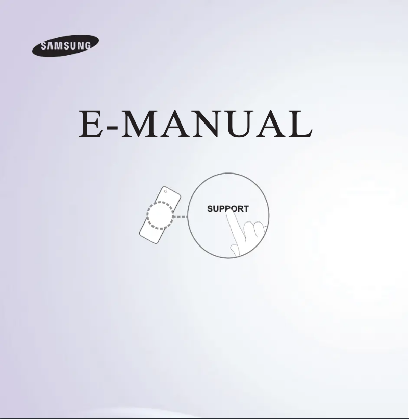 Image de la première page du manuel de l'appareil UN50ES6450F