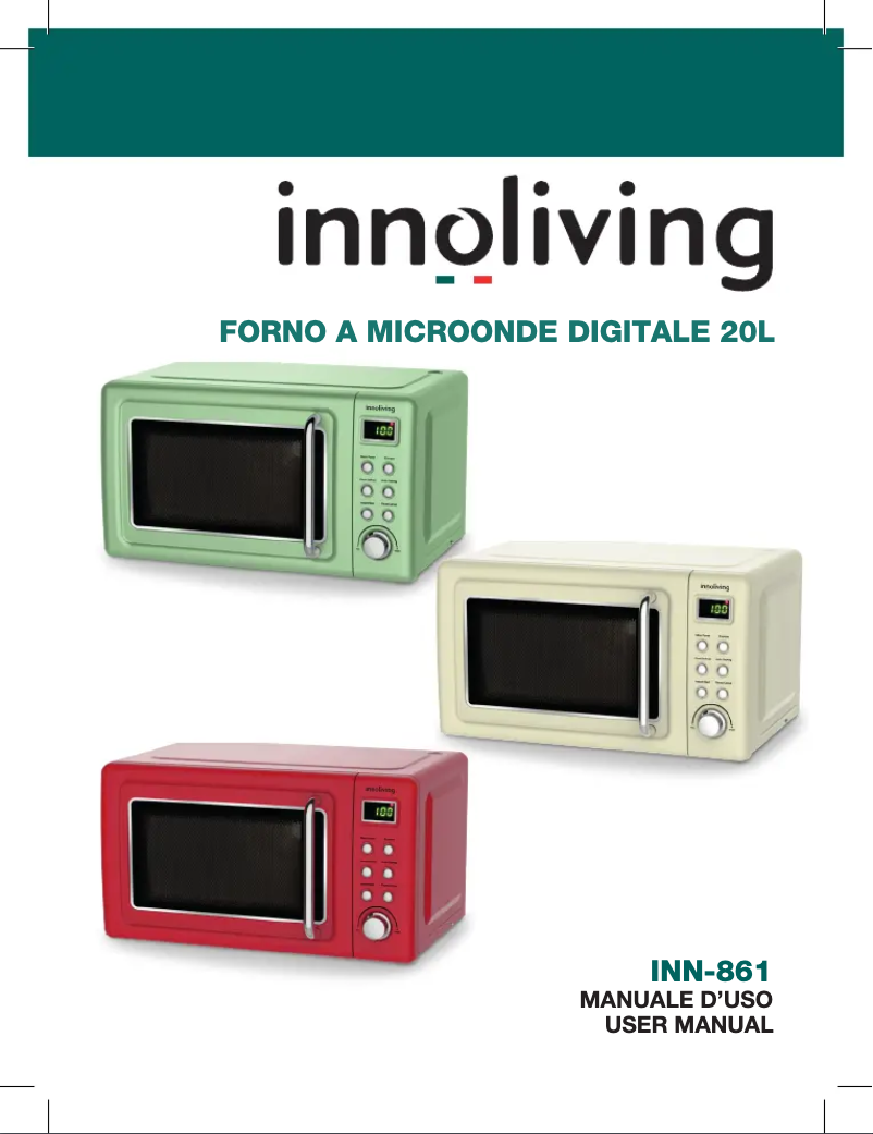 Page n°1 - Manuel utilisateur Innoliving INN-861