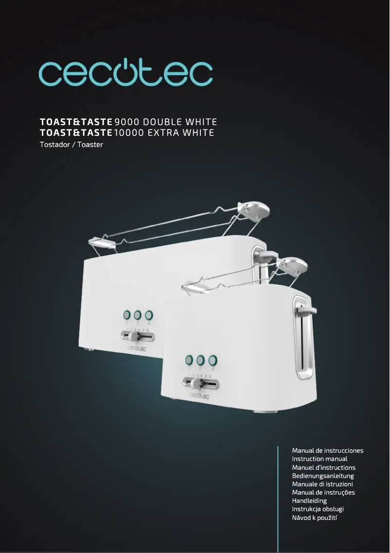 Image de la première page du manuel de l'appareil Toast&Taste 9000 Double