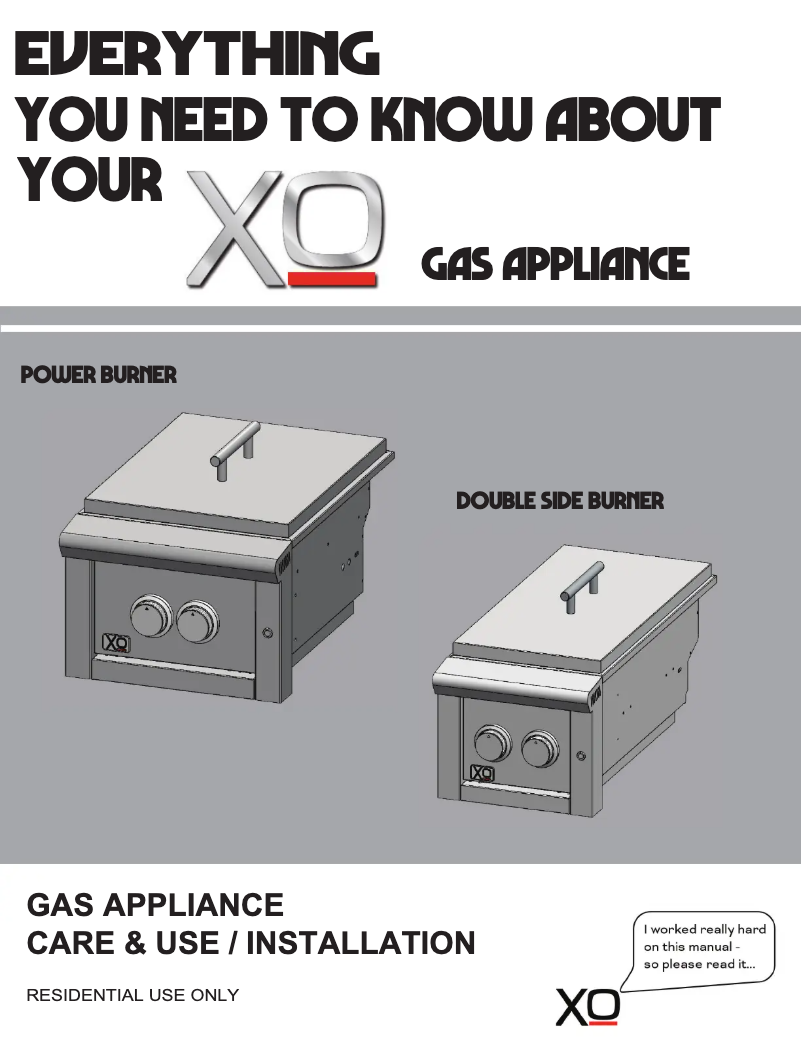 Page 1 de la notice Manuel utilisateur XO XOGPOWER60KL