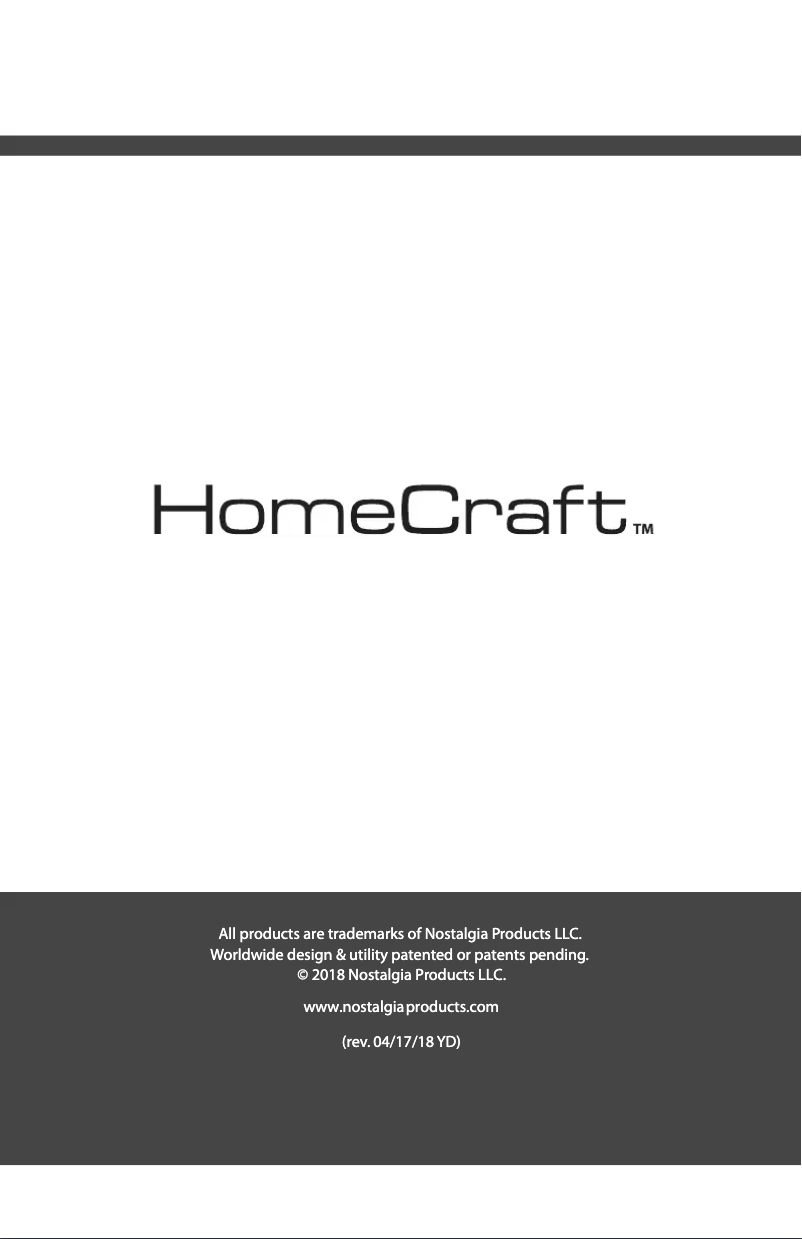 Page 1 de la notice Manuel utilisateur HomeCraft BSC25