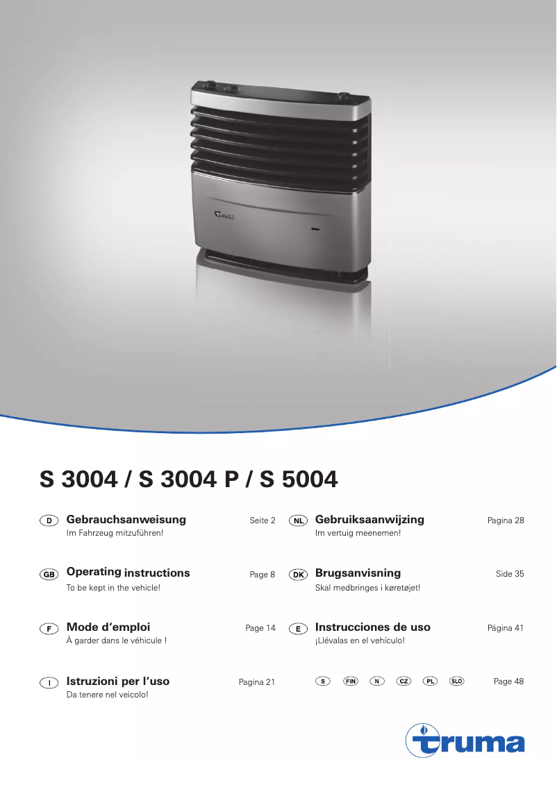 Page 1 de la notice Manuel utilisateur Trumatic S 3004 P