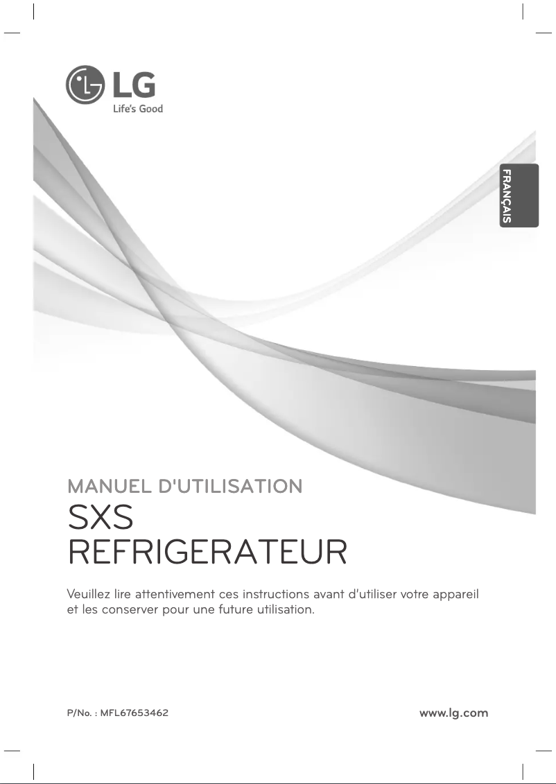 Image de la première page du manuel de l'appareil GR-J327WBBU